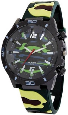 MANTRA BLACK GREEN ARMY 0010 Watch  - For Men   Watches  (MANTRA)