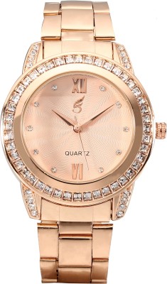 Ethnic and Style Rose Gold Diamond Studed Women Watch Women Wrist Watch Watch  - For Women   Watches  (Ethnic and Style)