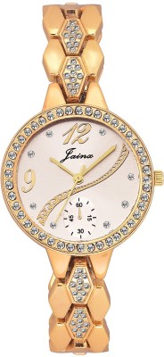 JAINX JW584 Golden Analog Chain Watch  - For Women   Watches  (Jainx)