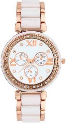 piu collection PC 05_Beautiful White Copper two tone watch Watch  - For Girls   Watches  (piu collection)