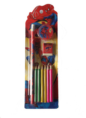 

Funcart Spiderman Colour Pencils Stationery Set (10pcs/pack)