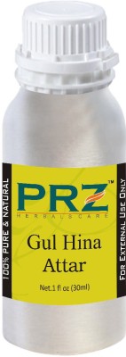 

PRZ Gul Hina Attar For Unisex (30 ML) - Pure Natural Premium Quality Perfume (Non-Alcoholic) Floral Attar(Gul Hina)