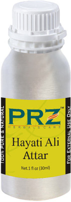 

PRZ Hayati Ali Attar For Unisex (30 ML) - Pure Natural Premium Quality Perfume (Non-Alcoholic) Floral Attar(Floral)