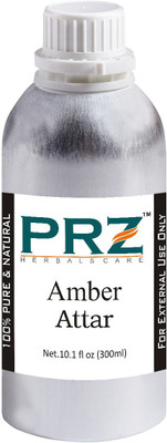 

PRZ Amber Attar For Unisex (300 ML) - Pure Natural Premium Quality Perfume (Non-Alcoholic) Floral Attar(Amber)