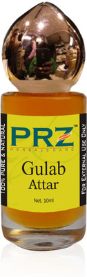 

PRZ Gulab Attar Roll-on For Unisex (10 ML) - Pure Natural Premium Quality Perfume (Non-Alcoholic) Floral Attar(Floral)