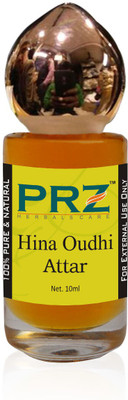 PRZ Hina Oudhi Attar Roll-on For Unisex (10 ML) - Pure Natural Premium Quality Perfume (Non-Alcoholic) Floral Attar(Floral)