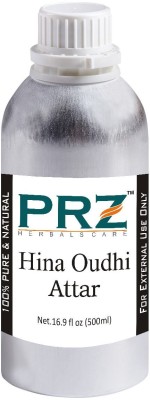 

PRZ Hina Oudhi Attar Roll-on For Unisex (500 ML) - Pure Natural Premium Quality Perfume (Non-Alcoholic) Floral Attar(Floral)