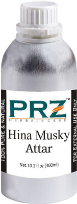 

PRZ Hina Musky Attar For Unisex (300 ML) - Pure Natural Premium Quality Perfume (Non-Alcoholic) Floral Attar(Floral)