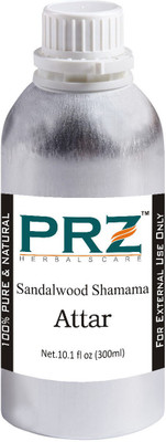 

PRZ Sandalwood Shamama Attar For Unisex (300 ML) - Pure Natural Premium Quality Perfume (Non-Alcoholic) Floral Attar(Sandalwood)