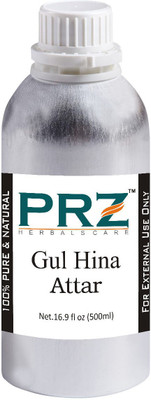 

PRZ Gul Hina Attar Roll-on For Unisex (500 ML) - Pure Natural Premium Quality Perfume (Non-Alcoholic) Floral Attar(Gul Hina)