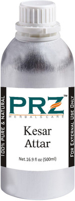 

PRZ Kesar Attar Roll-on For Unisex (500 ML) - Pure Natural Premium Quality Perfume (Non-Alcoholic) Floral Attar(Floral)