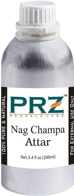 

PRZ Nag Champa Attar For Unisex (100 ML) - Pure Natural Premium Quality Perfume (Non-Alcoholic) Floral Attar(Floral)