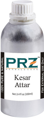 

PRZ Kesar Attar For Unisex (100 ML) - Pure Natural Premium Quality Perfume (Non-Alcoholic) Floral Attar(Floral)