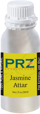 

PRZ Jasmine Attar For Unisex (30 ML) - Pure Natural Premium Quality Perfume (Non-Alcoholic) Floral Attar(Floral)