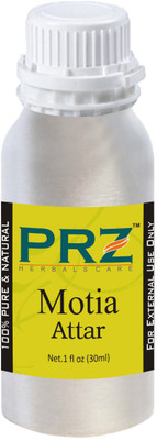 

PRZ Motia Attar For Unisex (30 ML) - Pure Natural Premium Quality Perfume (Non-Alcoholic) Floral Attar(Floral)