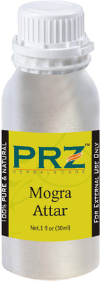 

PRZ Mogra Attar For Unisex (30 ML) - Pure Natural Premium Quality Perfume (Non-Alcoholic) Floral Attar(Motia/Jasmin)