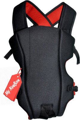 

My New Born Original, premium quality-2 way position, with supportive straps, adjustable belts and cushioned inner seat, leg and arm holes Baby Carrier(Red, Front Carry facing in)