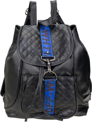 

AVMART Fashionable Leather look Black Formal Casual Backpack07 Waterproof Backpack(Black, 2 L)