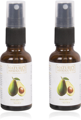

Nature's Absolutes Avocado Oil (30ml x 2) Combo Pack of 2 Pcs,100% Pure Organic, Premium Oil(60 ml)