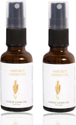 

Nature's Absolutes Wheat Germ Oil (30ml x 2) Combo Pack of 2 Pcs ,100% Pure Organic, Premium Oil(60 ml)