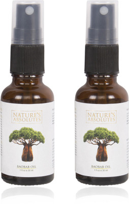 

Nature's Absolutes Baobab Oil (30ml x 2) Combo Pack of 2 Pcs,100% Pure Organic, Premium Oil(60 ml)