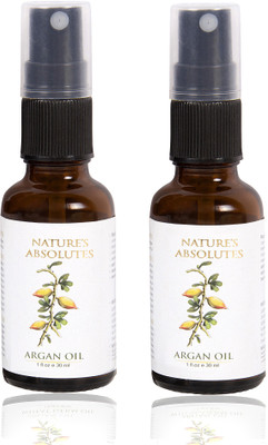 

Nature's Absolutes Argan Oil (30ml x 2) Combo Pack of 2 Pcs,100% Pure Organic, Premium Oil(60 ml)