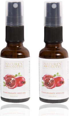 

Nature's Absolutes Pomegranate Oil (30ml x 2) Combo Pack of 2 Pcs ,100% Pure Organic, Premium Oil(60 ml)