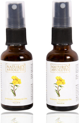 

Nature's Absolutes Evening Primrose Oil (30ml x 2) Combo Pack of 2 Pcs ,100% Pure Organic, Premium Oil(60 ml)