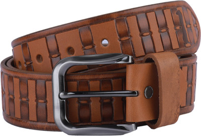 

Ferretitalio Men Casual Tan Genuine Leather Belt