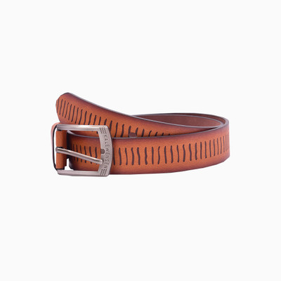 

clothi fashion Men Casual Brown Artificial Leather Belt, Light brown