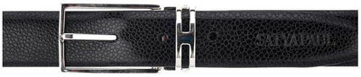 

Satya Paul Men Black Genuine Leather Belt, Black*brown