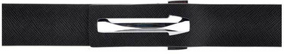 

Satya Paul Men Black Genuine Leather Belt