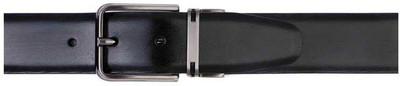 Satya Paul Men Black Genuine Leather Belt, Black*brown