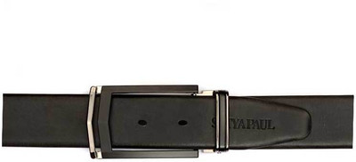 

Satya Paul Men Black Genuine Leather Belt
