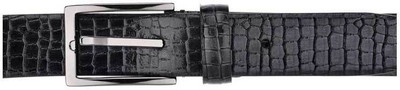 

Satya Paul Men Black Genuine Leather Belt