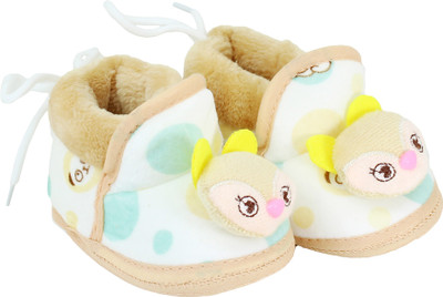 

Neska Moda Cat 0 To 12 Month Baby Booties(Toe to Heel Length - 12 cm Brown)