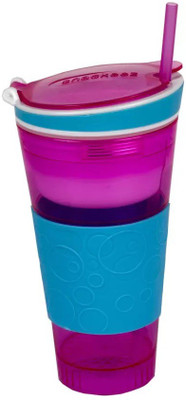 

Lagom Snackeez Multi Purpose Drink & Snack Travel Cups Mug 550 ml Sipper (Snackezz-ZBS13) 500 ml Sipper(Pack of 1, Multicolor)