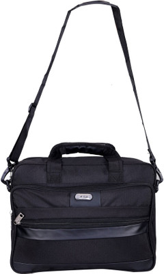 

N Choice NCLT3_07 Medium Briefcase - For Men & Women(BLACK)