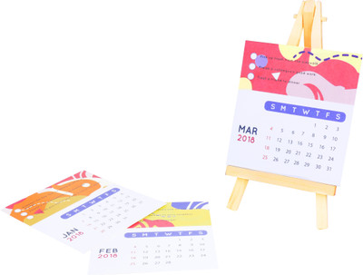 

LOOK WHAT HAPPENED 2018 Good Deeds Easel Desk Calendar - 5" X 4.5" 2018 Table Calendar(Multicolor, Good Deeds calendar)