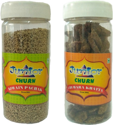 

Junior Churn AJWAIN PACHAK & CHUHARA KHATTA AJWAIN AND LEMONY, SOUR Mouth Freshener(Pack of 2)