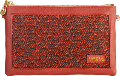

Horra Casual Maroon Clutch