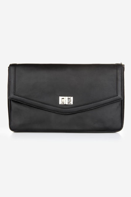 

Satypapaul Formal Black Clutch