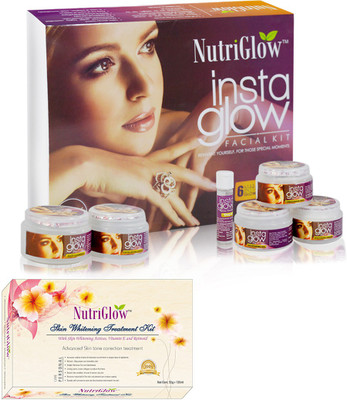 

NutriGlow Instaglow and Skin Whitening Facial(Set of 2)