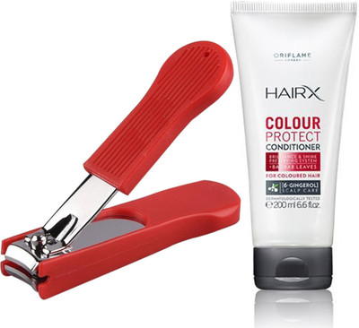 

Oriflame Sweden HairX Colour Protect Conditioner 200ml (26672) With Nail Cutter(Set of 2)