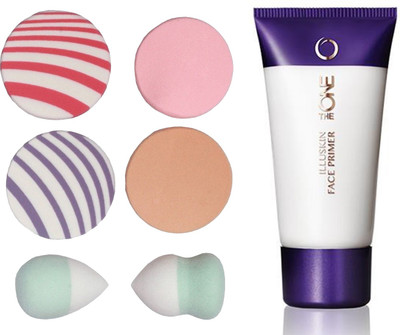 

Oriflame Sweden The ONE IlluSkin Face Primer 30ml (31585) With Puff Sponge(Set of 7)