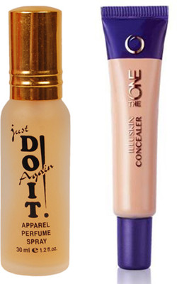 

Oriflame Sweden The ONE IlluSkin Concealer 10ml (Nude Pink - 30616) With Just Doit Perfume 30ml(Set of 2)