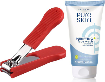 

Oriflame Sweden Pure Skin Purifying Face Wash 150ml (32646) With Nail Cutter(Set of 2)