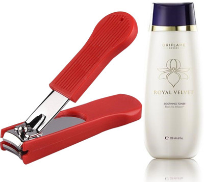 

Oriflame Sweden Royal Velvet Soothing Toner 200ml (22423) With Nail Cutter(Set of 2)