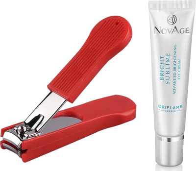 

Oriflame Sweden NovAge Bright Sublime Advanced Brightening Eye Cream 15ml (32804) With Nail Cutter(Set of 2)