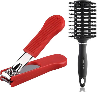 

Oriflame Sweden Blow-Drying Brush (27134) With Nail Cutter(Set of 2)